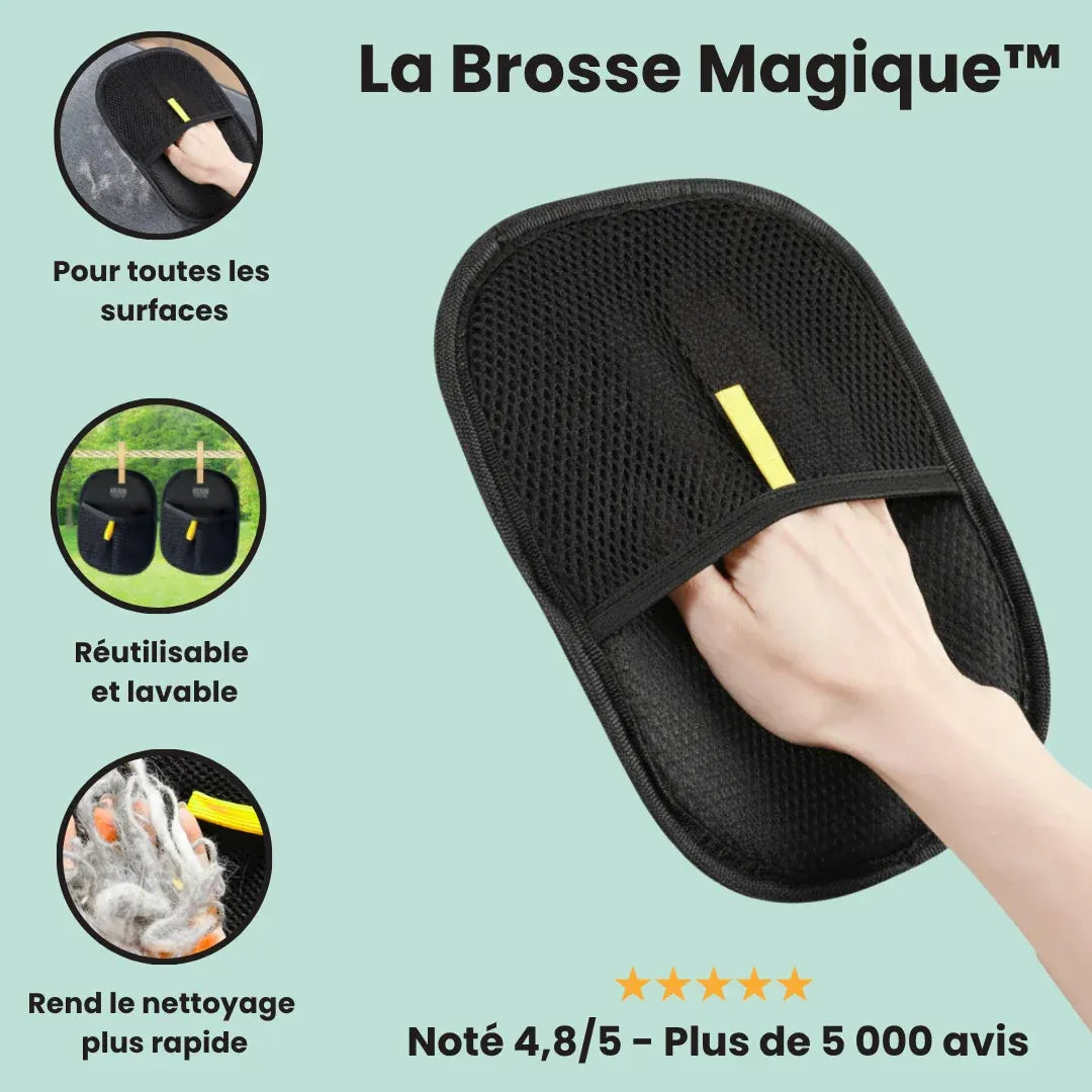 Brosse Magique™ - Gant Anti-Poils