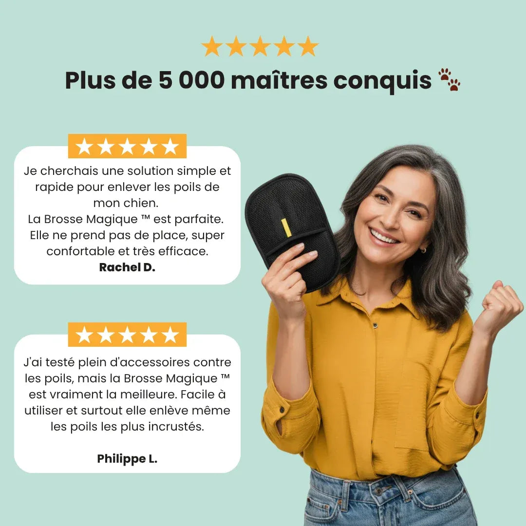 Brosse Magique™ - Gant Anti-Poils